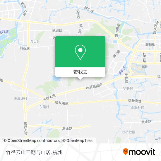 竹径云山二期与山居地图