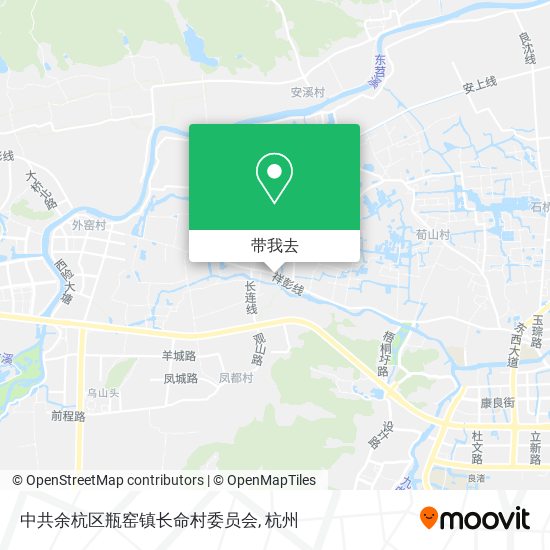 中共余杭区瓶窑镇长命村委员会地图