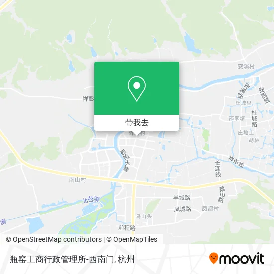 瓶窑工商行政管理所-西南门地图