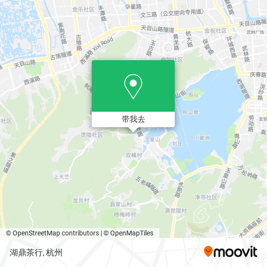 湖鼎茶行地图