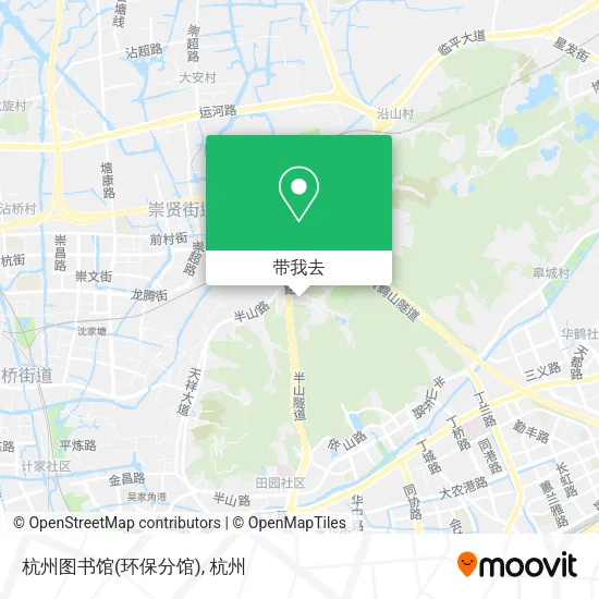杭州图书馆(环保分馆)地图