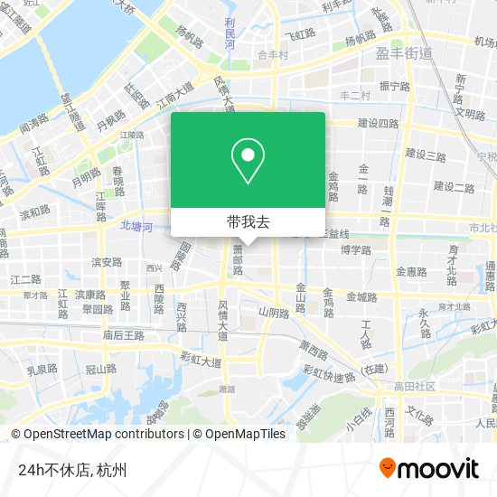 24h不休店地图