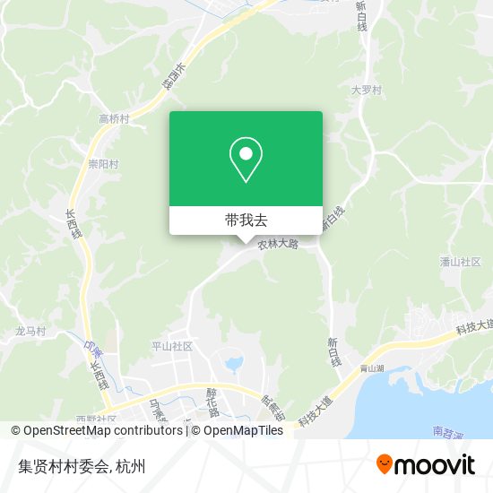 集贤村村委会地图