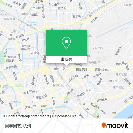 国泰园艺地图