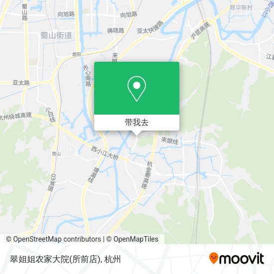 翠姐姐农家大院(所前店)地图
