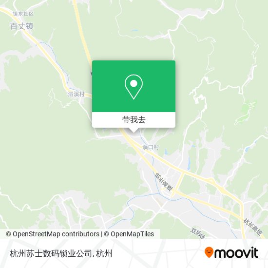 杭州苏士数码锁业公司地图