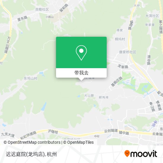 迟迟庭院(龙坞店)地图