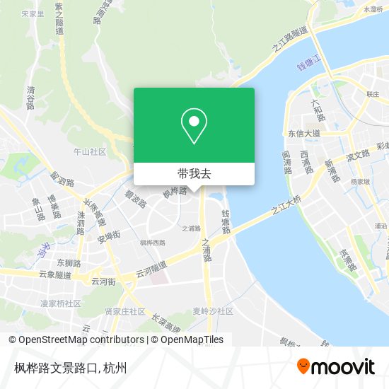 枫桦路文景路口地图