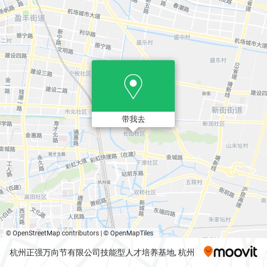 杭州正强万向节有限公司技能型人才培养基地地图