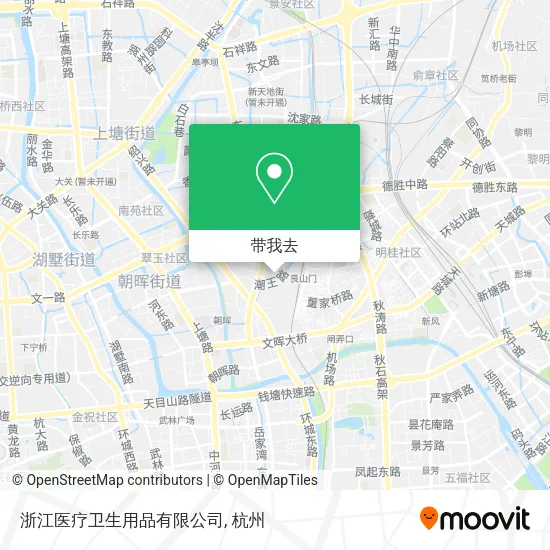 浙江医疗卫生用品有限公司地图