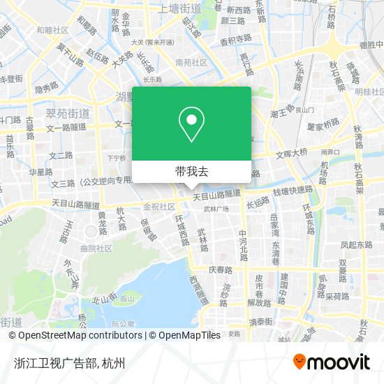 浙江卫视广告部地图