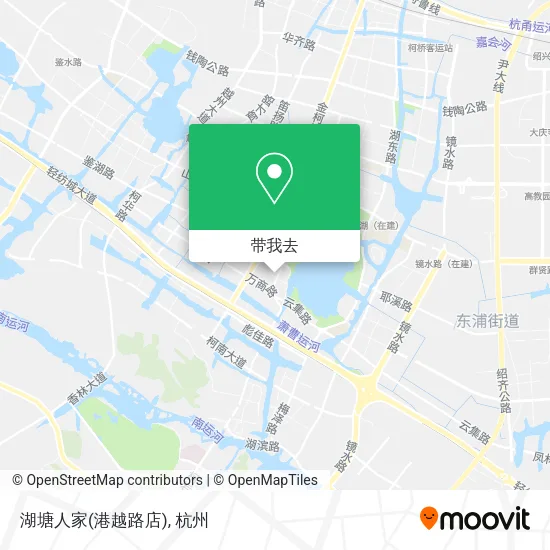 湖塘人家(港越路店)地图
