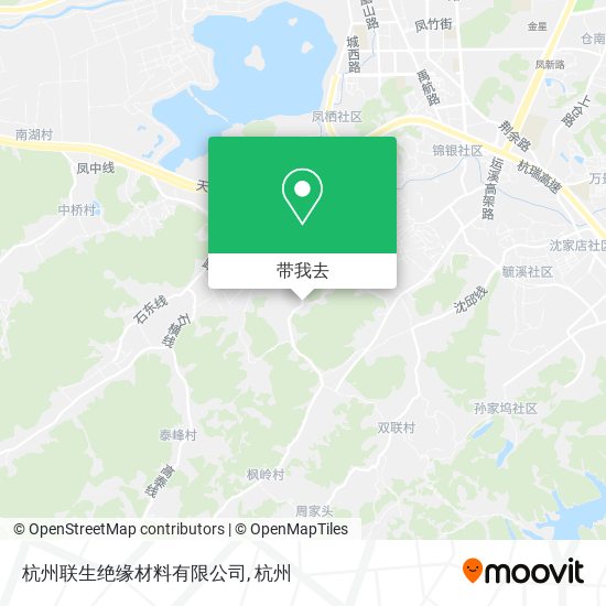 杭州联生绝缘材料有限公司地图
