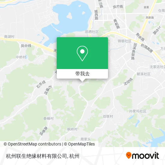 杭州联生绝缘材料有限公司地图