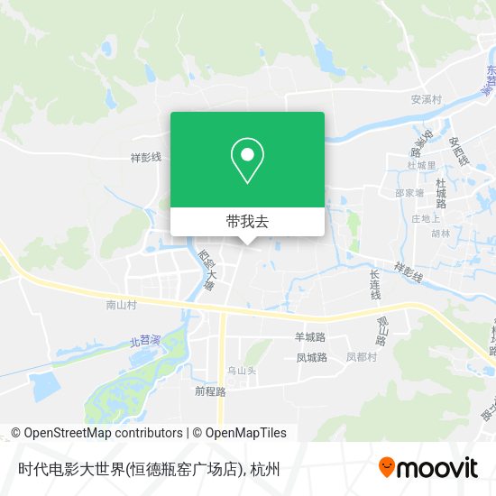 时代电影大世界(恒德瓶窑广场店)地图