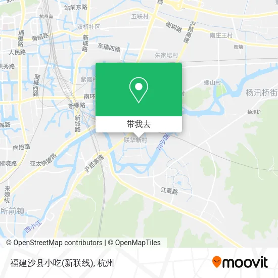 福建沙县小吃(新联线)地图