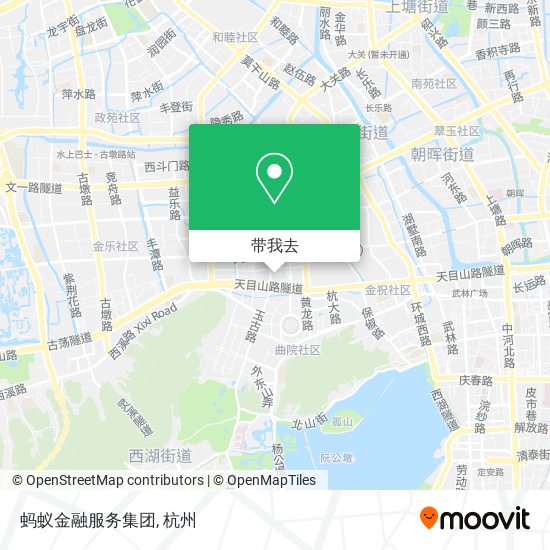 蚂蚁金融服务集团地图