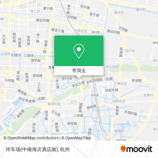 停车场(中南海滨酒店南)地图