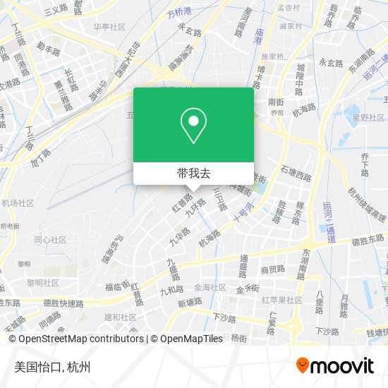 美国怡口地图