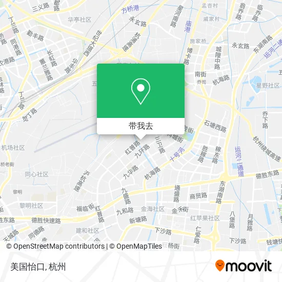 美国怡口地图