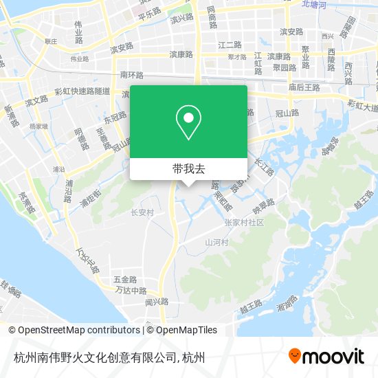 杭州南伟野火文化创意有限公司地图