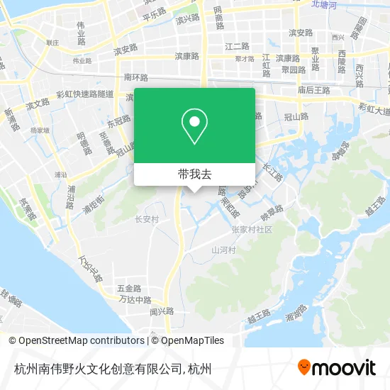 杭州南伟野火文化创意有限公司地图