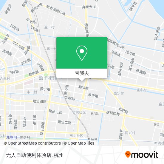 无人自助便利体验店地图