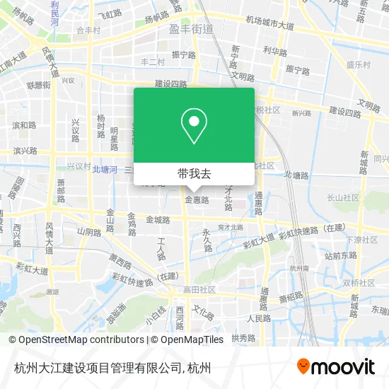 杭州大江建设项目管理有限公司地图