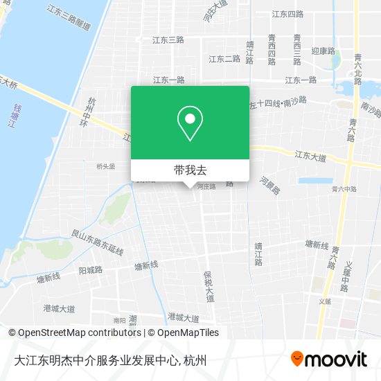 大江东明杰中介服务业发展中心地图