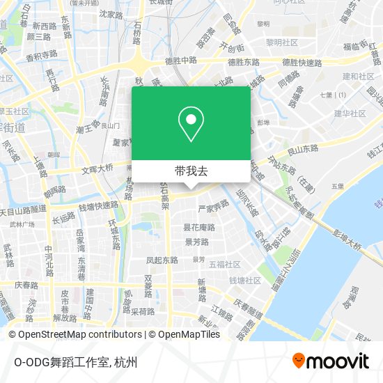 O-ODG舞蹈工作室地图