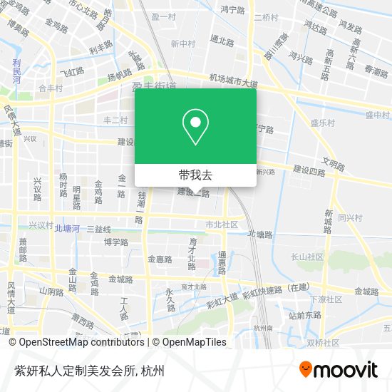 紫妍私人定制美发会所地图