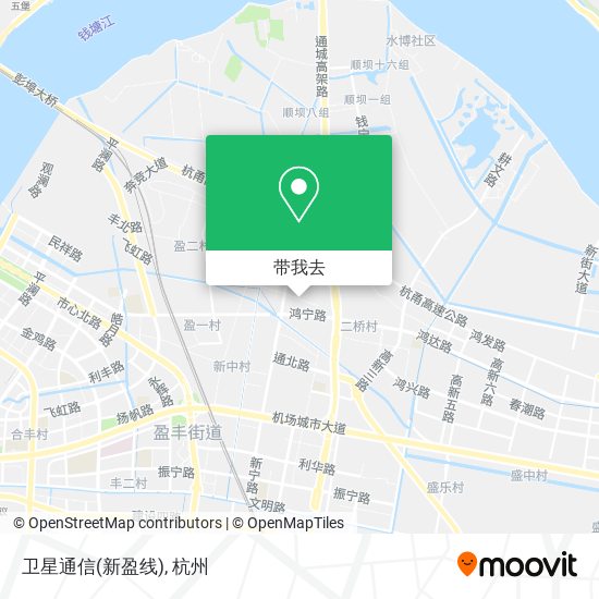 卫星通信(新盈线)地图