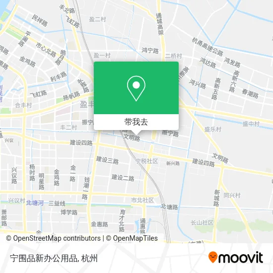 宁围品新办公用品地图