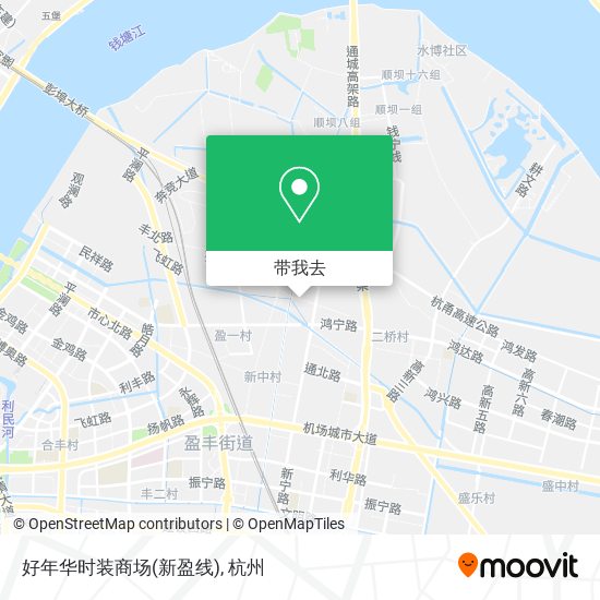 好年华时装商场(新盈线)地图