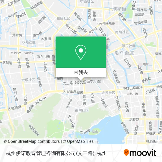 杭州伊诺教育管理咨询有限公司(文三路)地图