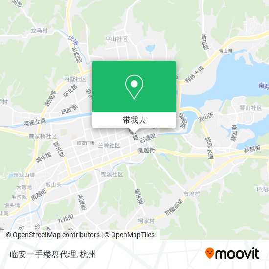 临安一手楼盘代理地图