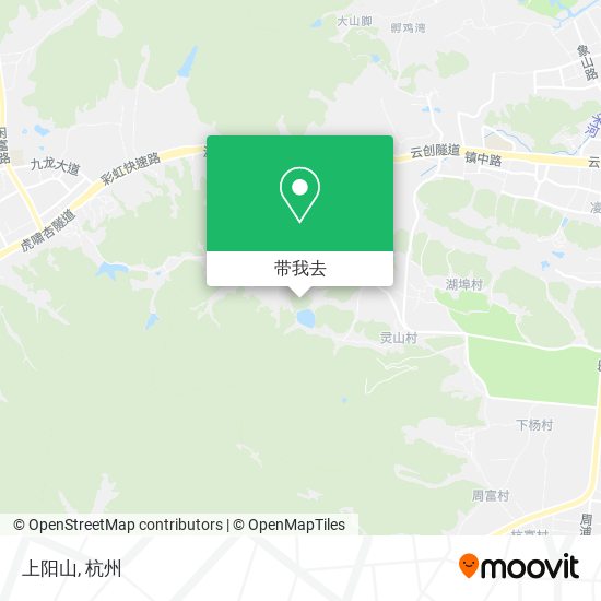 上阳山地图
