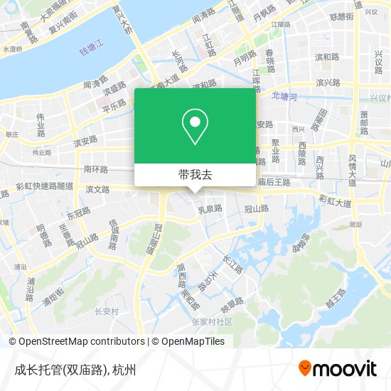 成长托管(双庙路)地图