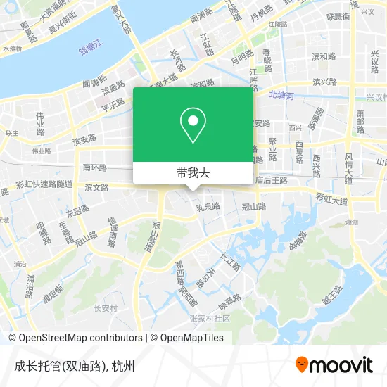 成长托管(双庙路)地图