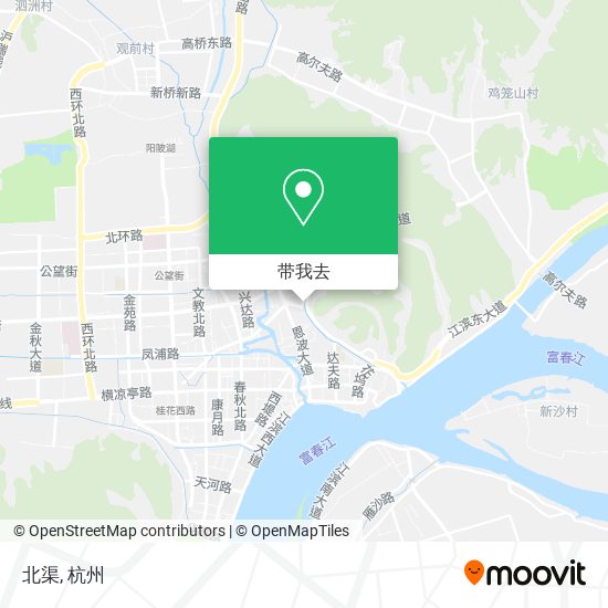 北渠地图