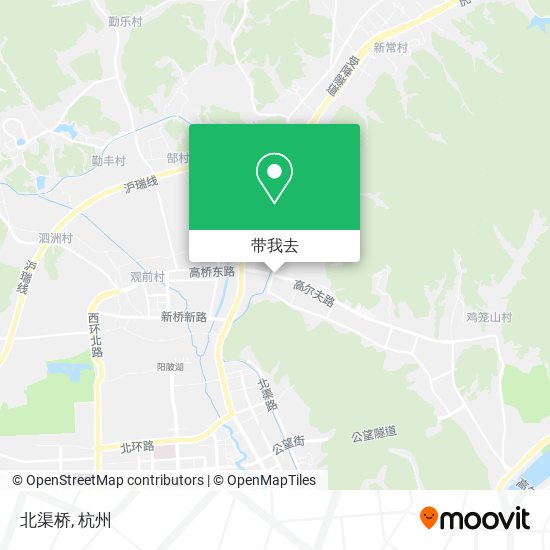 北渠桥地图