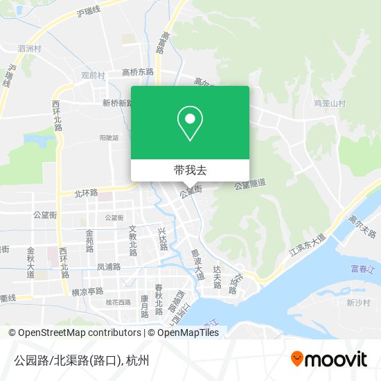 公园路/北渠路(路口)地图