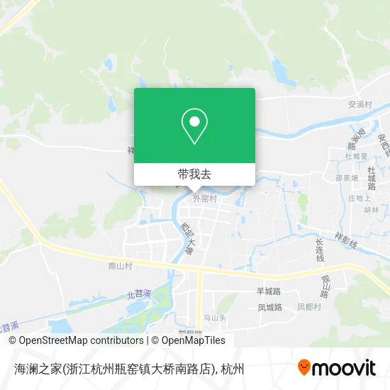 海澜之家(浙江杭州瓶窑镇大桥南路店)地图