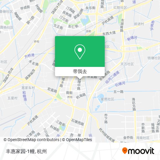 丰惠家园-1幢地图