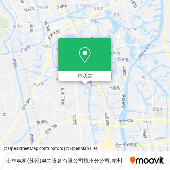 士林电机(苏州)电力设备有限公司杭州分公司地图