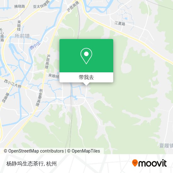 杨静坞生态茶行地图