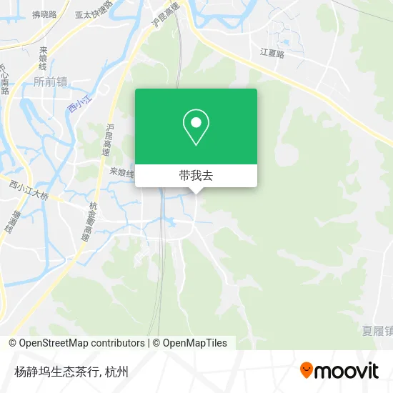 杨静坞生态茶行地图