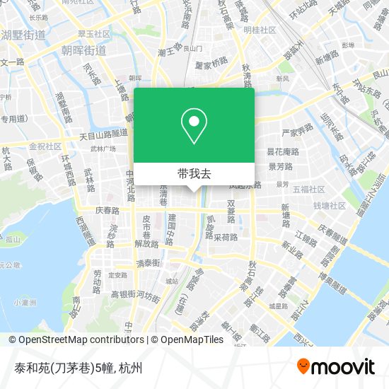 泰和苑(刀茅巷)5幢地图