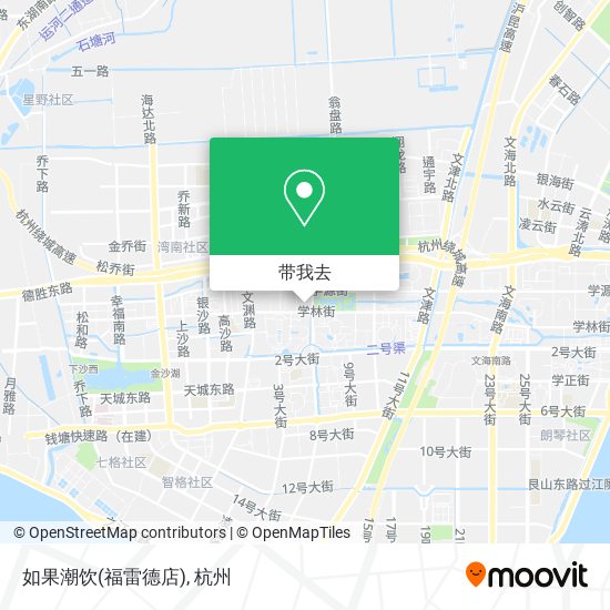 如果潮饮(福雷德店)地图