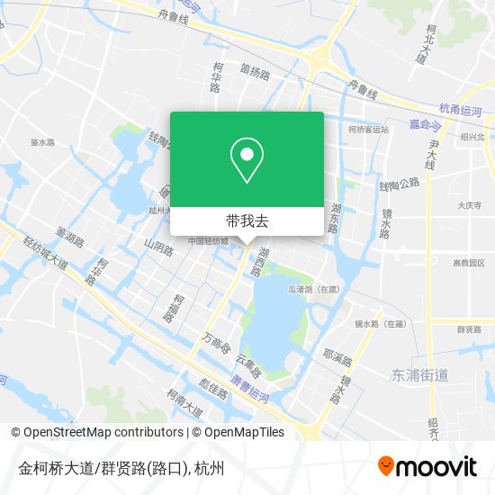 金柯桥大道/群贤路(路口)地图